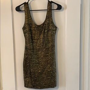 Sexy metallic gold Mini Dress 💰